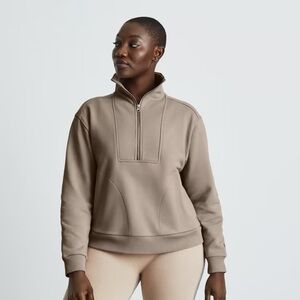 Everlane Womens Half Zip Sweatshirt Size Medium